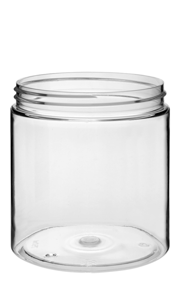 Cylindrical jar 750ml 100CT PET clear